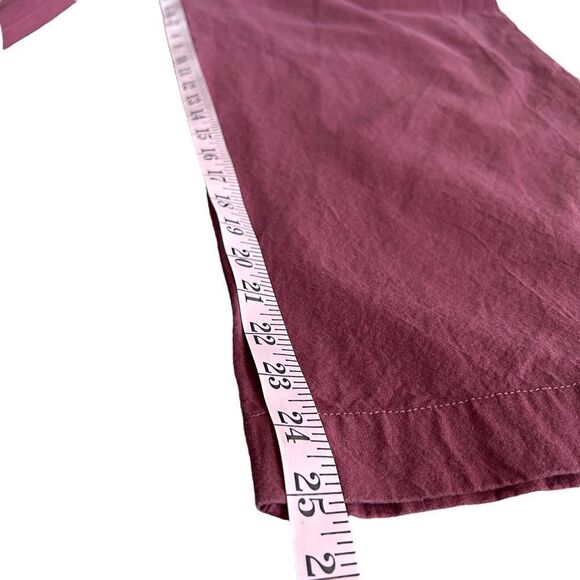Free People FP One | Imogen Wide Leg Crop Pants in Raspberry, Size 14 - Picture 4 of 9